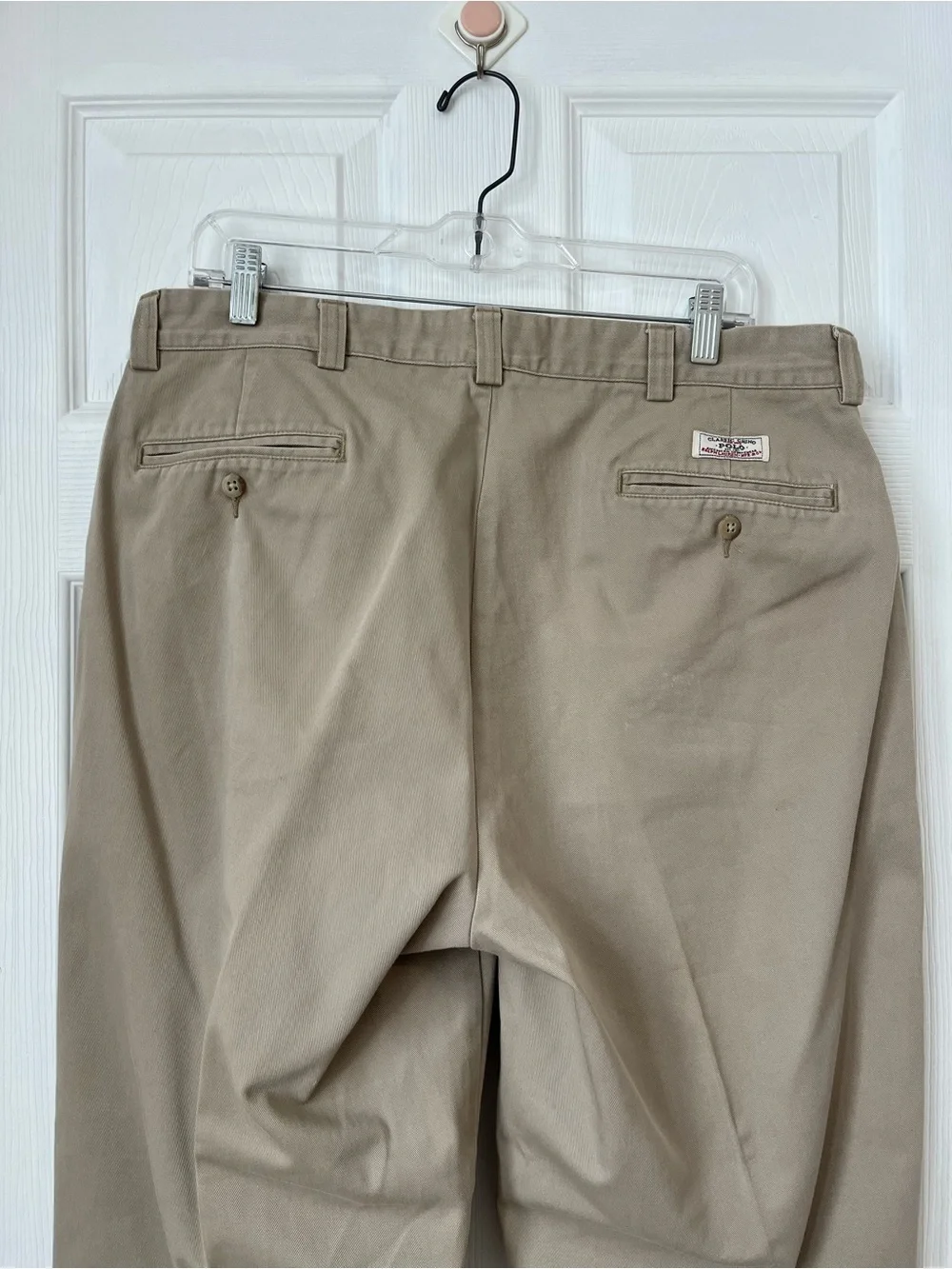 Polo Ralph Lauren Philip pants Men’s pleated Khaki tan Chinos pants size 36x30